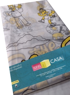 Cortina de Baño Plástica ~ Diseño Simpsons - comprar online