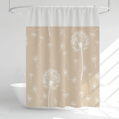 Cortina de Baño ~ Diseño Ilusión ✨ ~ Beige