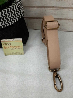 Alça para bolsa feminina de couro legítimo 125 x 2 cm CORES - Ateliê Bel Marcato