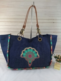 Bolsa sacola modelo Moça com alças em tecido super confortável - comprar online