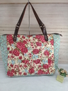 Bolsa com alça couro eco modelo Patchshow floral