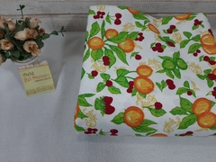 Tecido tricoline frutas CORES 1 METRO X 140 LARGURA - comprar online