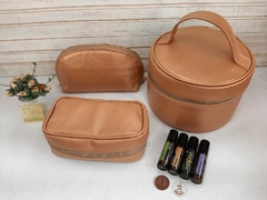 Kit bolsa para difusor Pétala+1 necessaire bronze