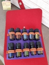 Carteira para óleos essenciais Doterra para 10 frascos de 5ml