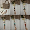 Chaveiro com pedras, tassel pingente chaveiro enfeite para bolsa PURO CHARME!