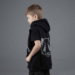 Canguro sin mangas System KIds Negro - comprar online