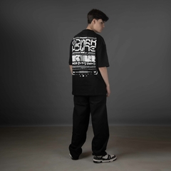 Remera Oversize N-O 29 Black - Negro Oscuro 