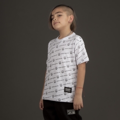 Remera Crypto Niño White