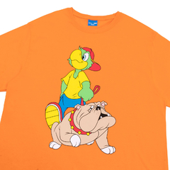Tee Dog Walk Orange na internet