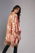 Kimono Estampa Garça Damasco com Franja - comprar online