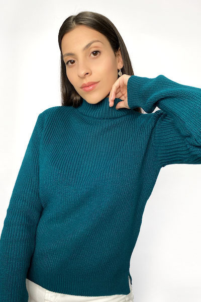 As mulheres suéter costela densa de Alta Qualidade Superior do Tanque de  algodão tricotado Dentada Superior