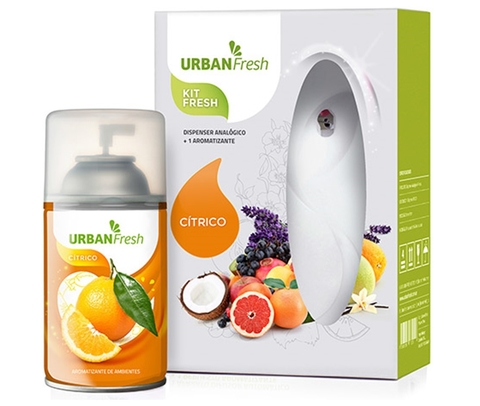 KIT AROMATIZANTE + DIFUSOR AUTOMATICO URBAN FRESH