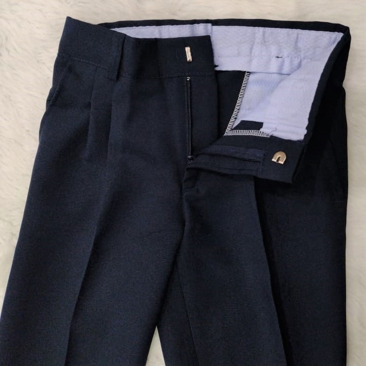 Art. 708 Pantalon pinzado de vestir Azul Venessia