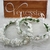 Venessia 103 Corona flores y perlas en color blanco (45 cm) - comprar online