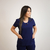 Scrub Feminino Azul Bic - VestMed Fardaria