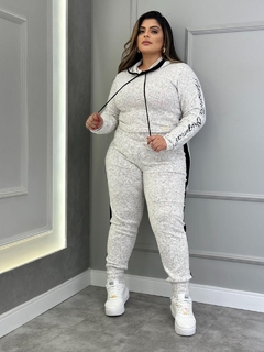 Conjunto Linho Plus Size Pimenta Original/3883 na internet