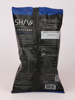 Crackers de Carbón Vegetal x 100 gr Sin TACC - SHIVA