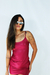 Vestido Alça Rosa Escuro Liso - RAVEUP | A Marca de Roupas Oficial das Raves e Festivais