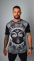 Camiseta Psicodélica Sol Negro Étnico na internet