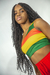 Top Um Ombro Só Bandeira Reggae Jamaica - comprar online