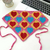 Bandana Crochet Heart Chess - comprar online