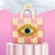 Bolsa Pink Greek Eye Checkered na internet