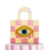 Bolsa Pink Greek Eye Checkered