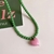 Colar Heart Pink/Green na internet