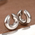 Brincos Round Circle Ear Clip na internet