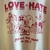 T-Shirt Love Hate - loja online