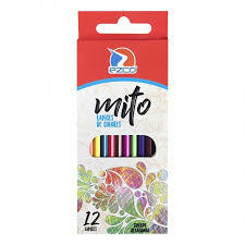 LAPICES DE COLORES X 12 EZCO MITO