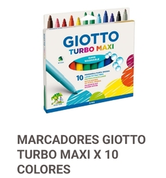 Marcadores Giotto Turbo Maxi x 10 unidades - comprar online
