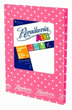 Cuaderno Rivadavia ABC Tapa Dura Lunares 50 hj Rayadas V/Colores. - comprar online