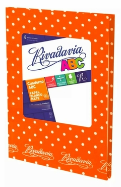Cuaderno Rivadavia ABC Tapa Dura Lunares 50 hj Rayadas V/Colores. - tienda online