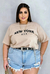 T-Shirt New York - Roupas plus size e midsize| Roupas tamanhos maiores| Roupas tamanhos especiais