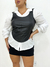 Cropped corset em couro - comprar online