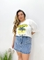 T-shirt Cropped Off limão - loja online