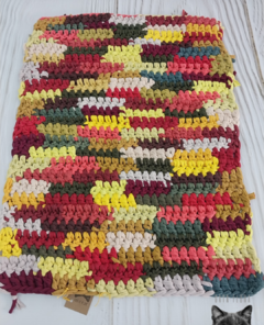Alfombra rectangular multicolor doble faz (5032) - comprar online