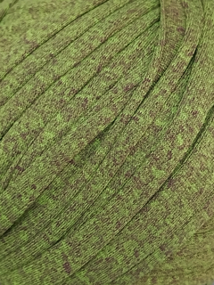 Trapillo ovillado * verde melange lycra (407) - comprar online