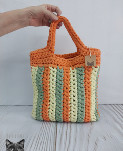 Cartera naranja, verde y amarillo (2041) - comprar online