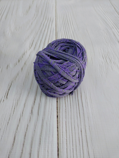 Trapillo ovillado * violeta y gris lycra (620) - comprar online