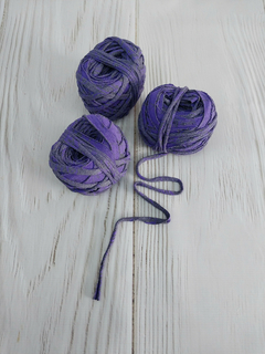 Trapillo ovillado * violeta y gris lycra (620)