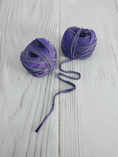Trapillo ovillado * violeta y gris lycra (620) - Hilaria