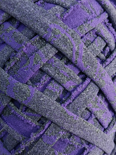 Trapillo ovillado * violeta y gris lycra (620) - comprar online