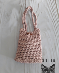 Cartera color rosa viejo (2056)