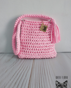 Cartera rosa fuerte de lycra (2090) - comprar online