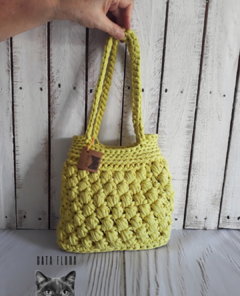 Cartera color amarillo limón (2053) - tienda online