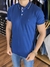 Camisa Gola Polo Suedine Azul Marinho na internet