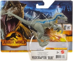 Jurassic World Dominion Ferocious pack Velociraptor Blue Mattel