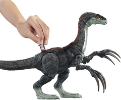 Jurassic World Dominion Sound Slashing Therizinosaurus Mattel - tienda online